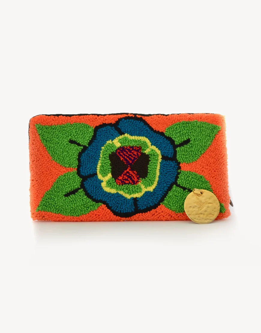 Clutch Peque o Naranja Ware Crafts